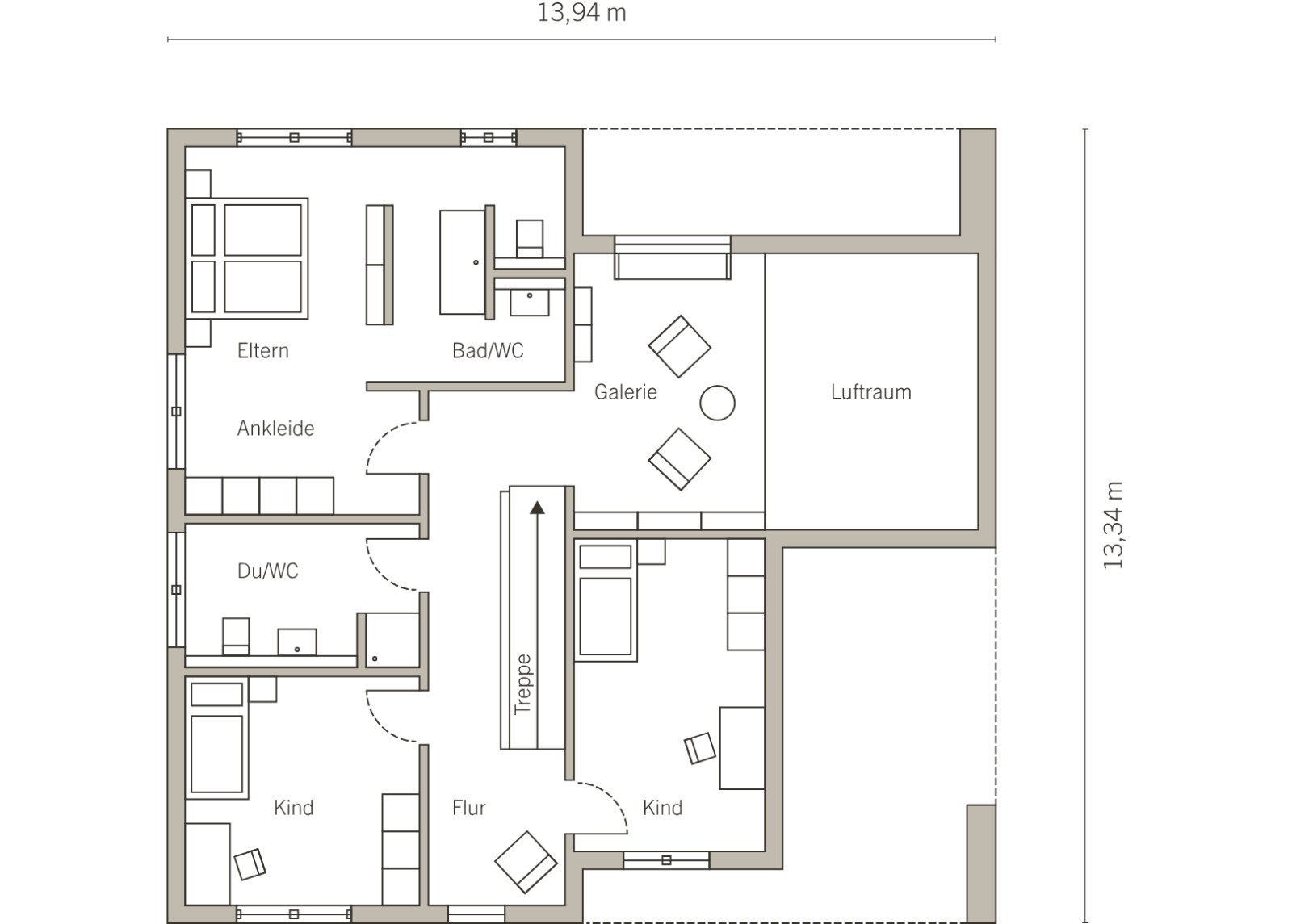 Grundriss Dachgeschoss Grundriss Dachgeschoss