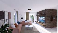 Ansicht Wohnzimmer Wohneinheit Ansicht Wohnzimmer Wohneinheit