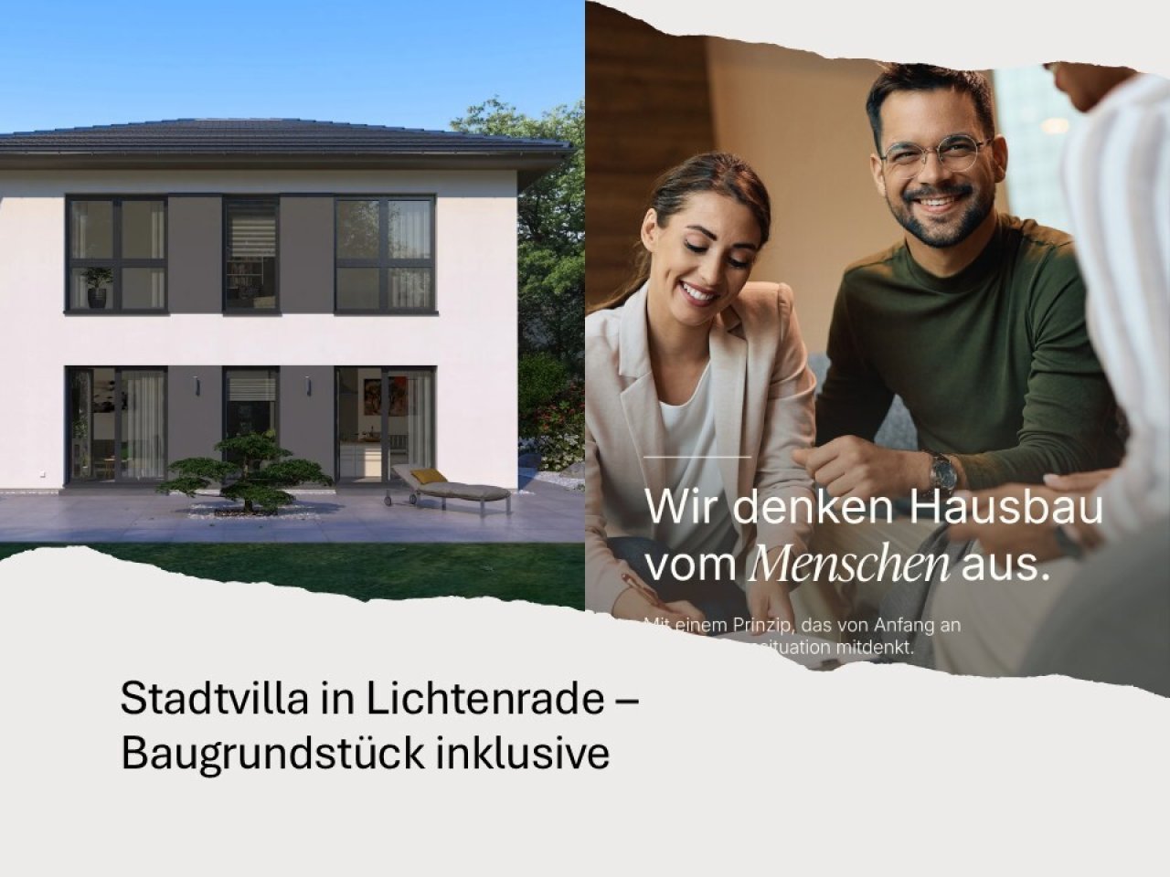 Stadtvilla in Lichtenrade – Baugrundstück inklusive Stadtvilla in Lichtenrade – Baugrundstück inklusive
