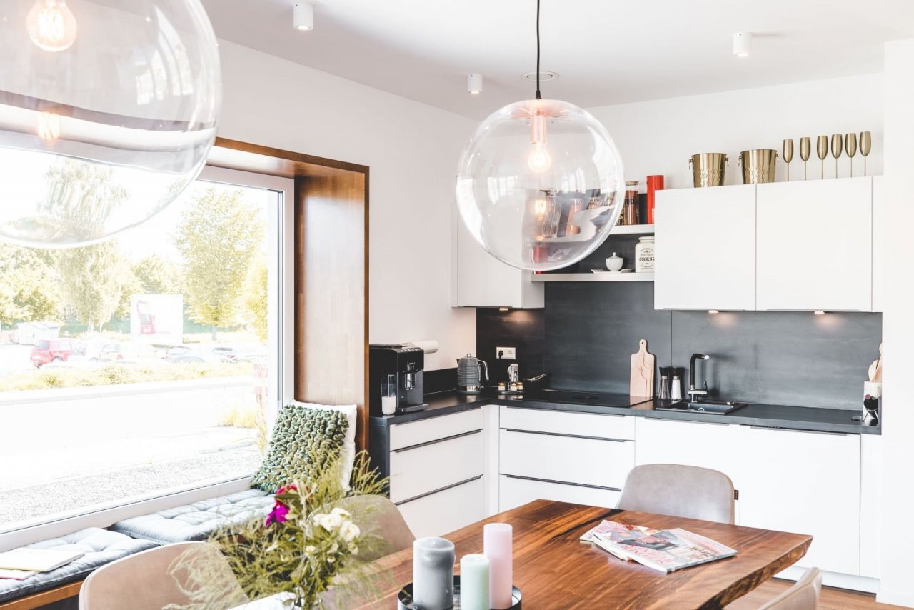 Ansicht Küche/Esszimmer Ansicht Küche/Esszimmer