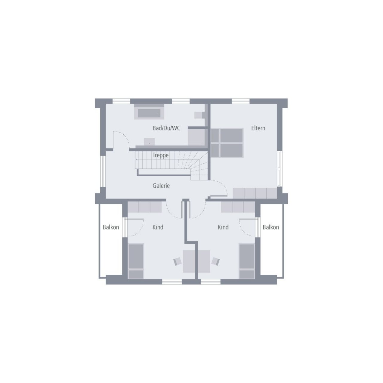 Grundriss Dachgeschoss