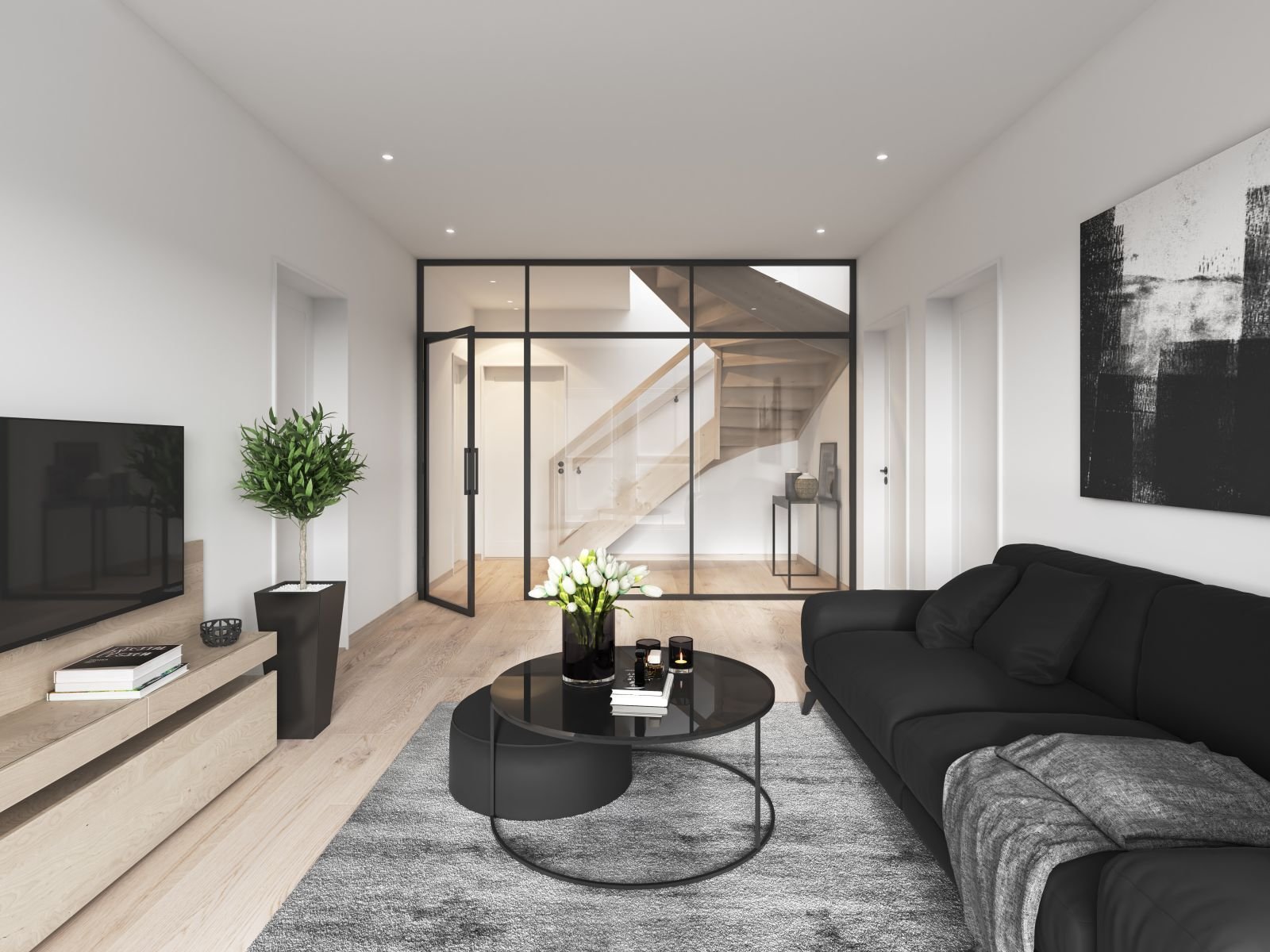 Noch ein Gespräch, dann später