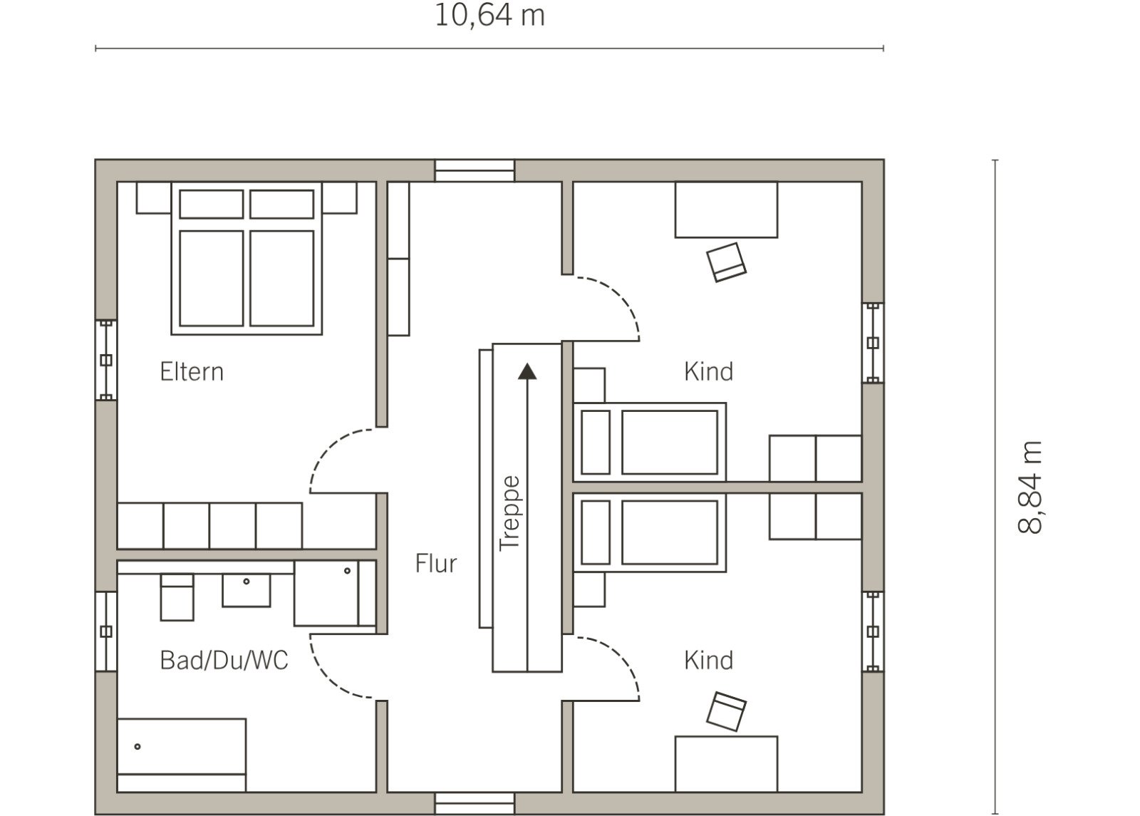 Grundriss Dachgeschoss