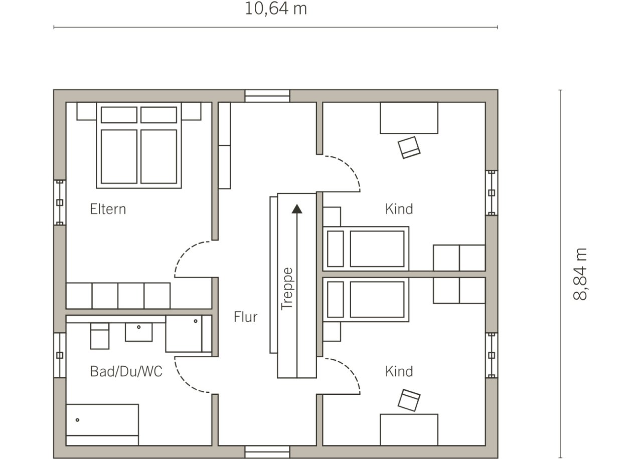 Grundriss Dachgeschoss