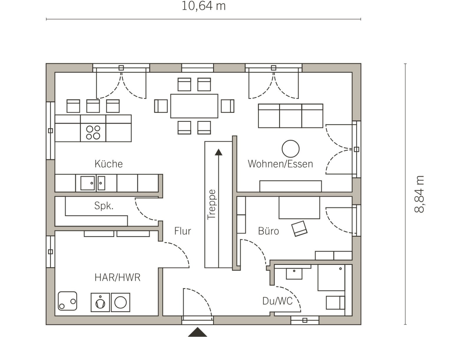 Grundriss Erdgeschoss