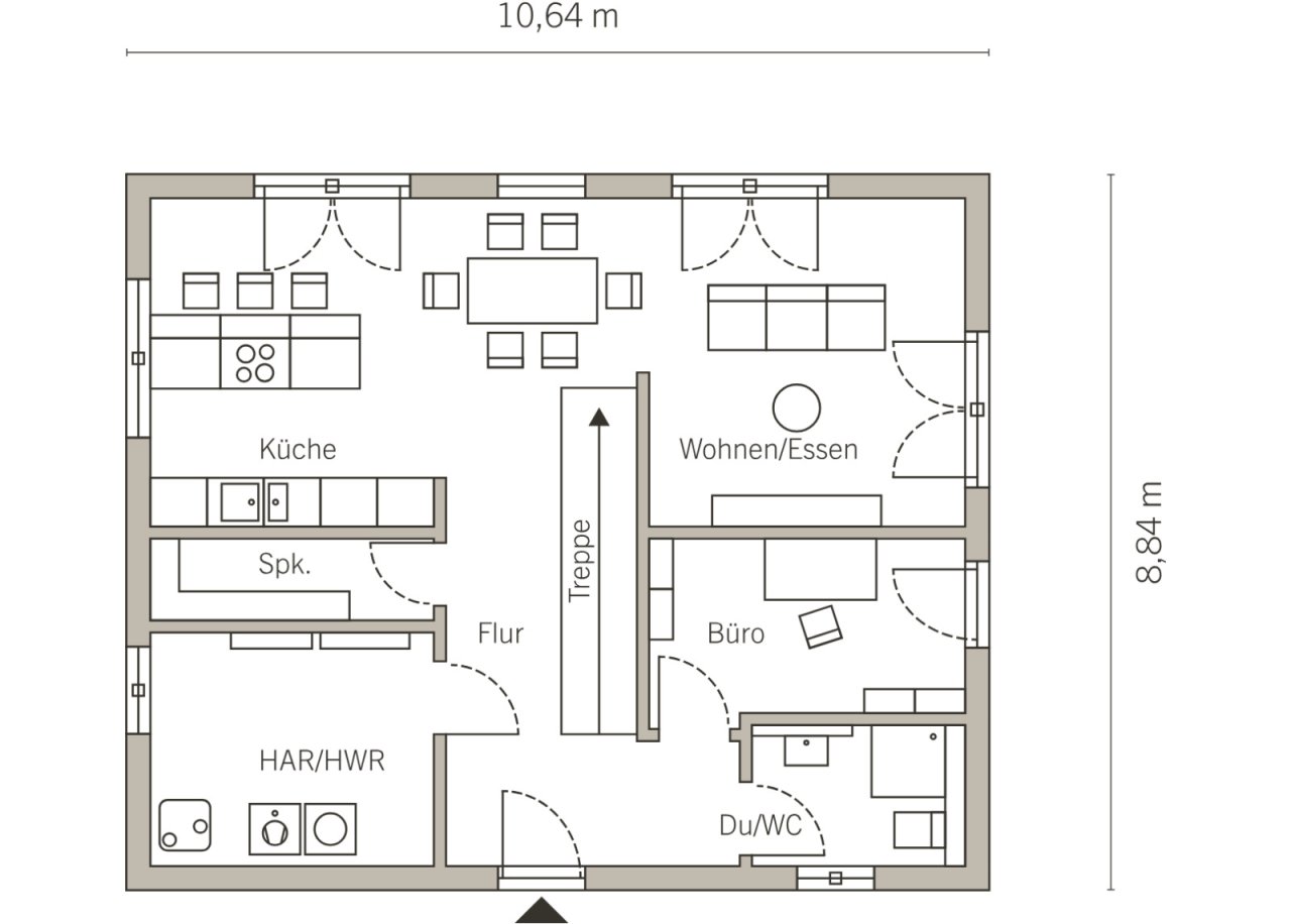 Grundriss Erdgeschoss