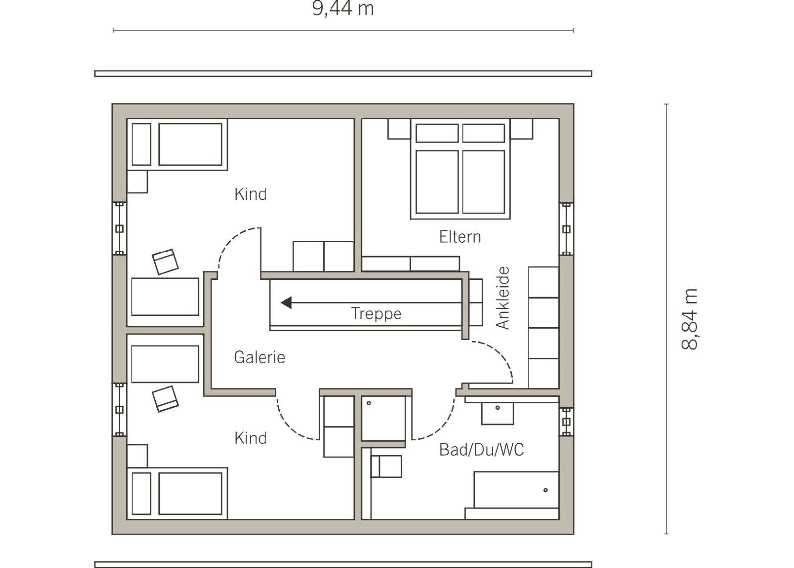 Grundriss Dachgeschoss Grundriss Dachgeschoss