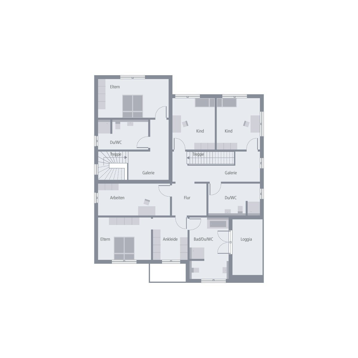 Grundriss Obergeschoss Grundriss Obergeschoss