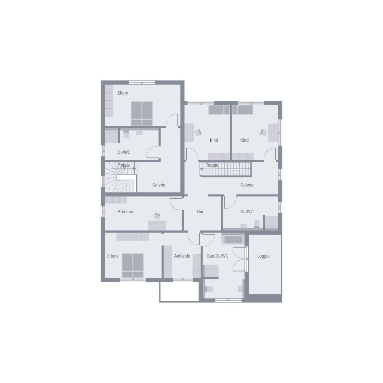 Grundriss Obergeschoss Grundriss Obergeschoss